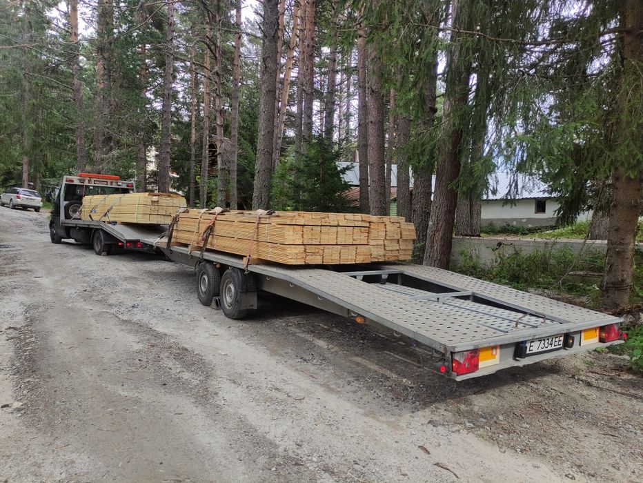 Дървен материал - греди , ламперия