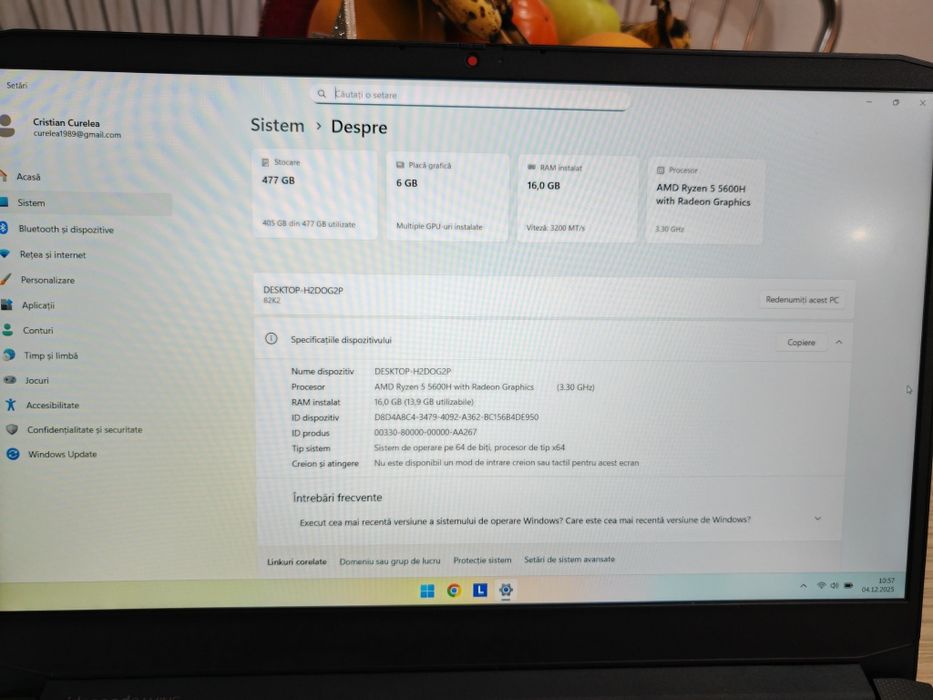 Laptop Gaming Lenovo IdeaPad 3