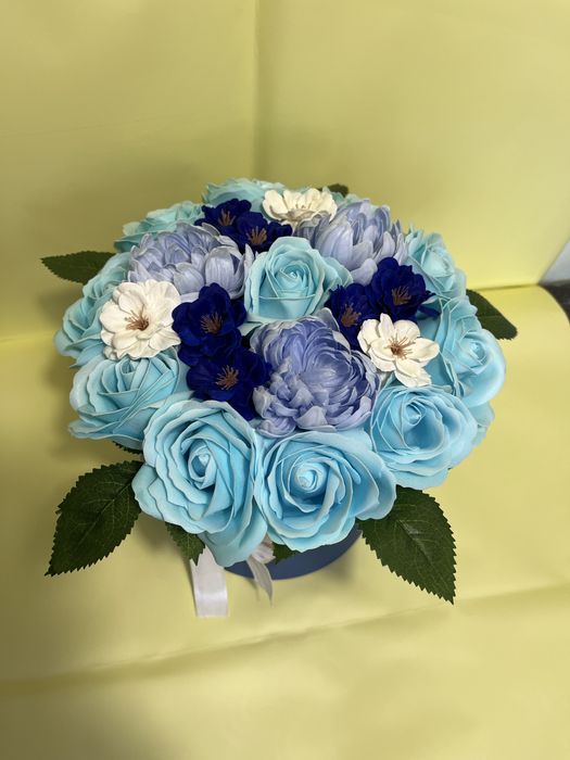 Мыльные цветы розы