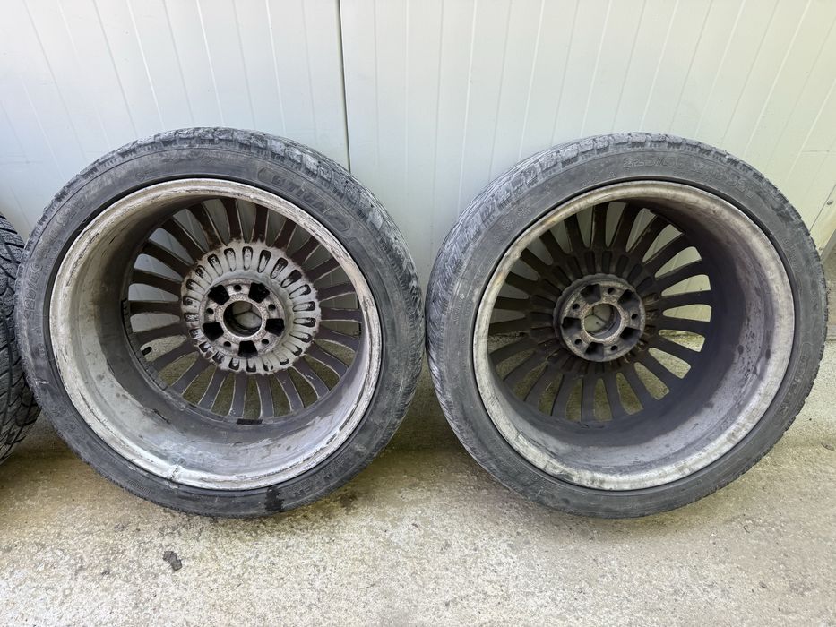 4 бр оригинални джанти 5х112 Mercedes 18ки спорт пакет с гуми подарък