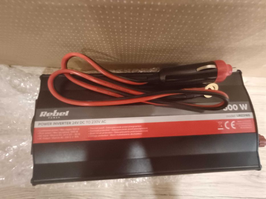 Electronice auto inverter Rebel de 500 W de 24 V