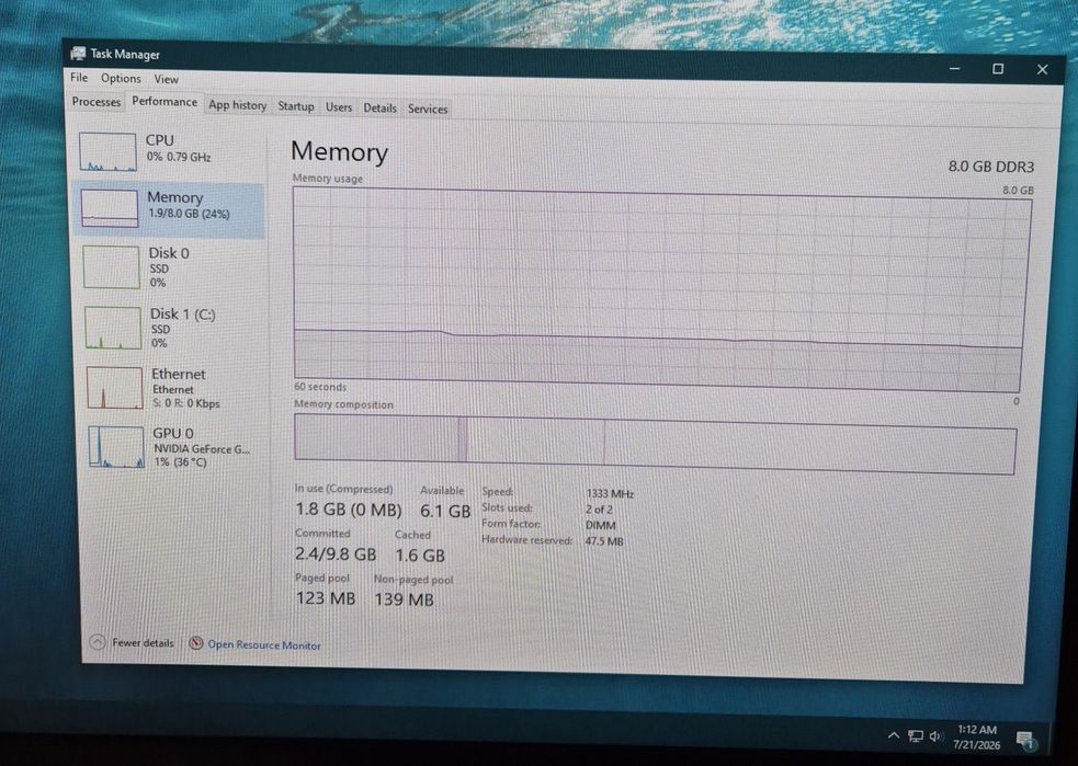 Memorii RAM 8GB DDR3 1333mhz