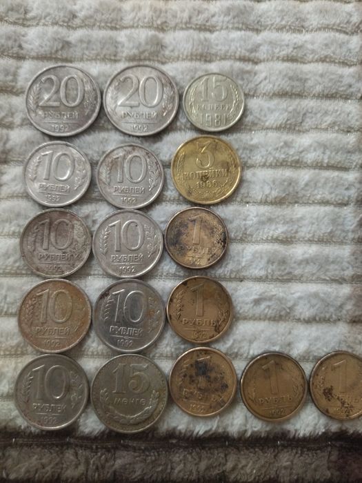 Монеты старые разные
