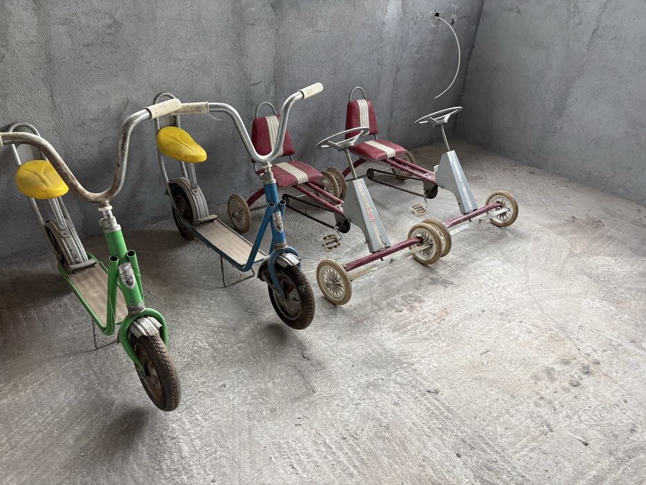 Ретро колички и тротинетки