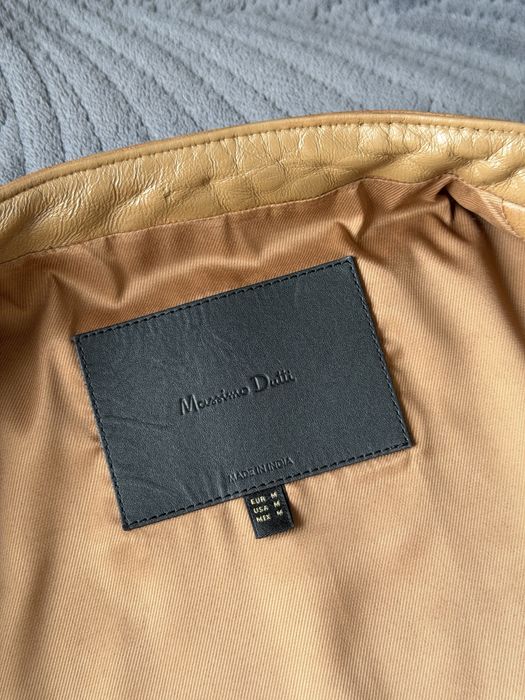 Кожаная куртка Massimo Dutti, M