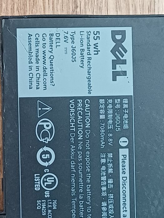 Baterie pentru laptop Dell Latitude E7270 E7470  J60J5
Stare buna. Est