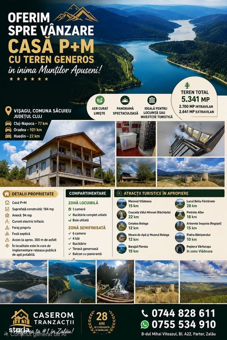 Pret 75000euro neg.  jud Cluj