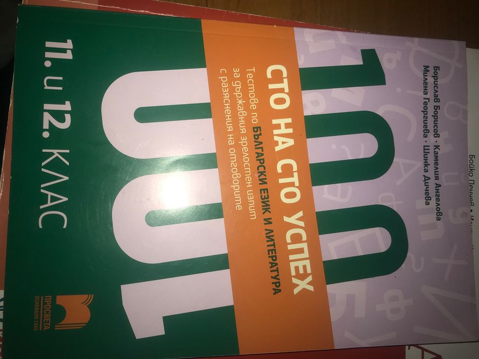 Помагала по български език за 12.клас