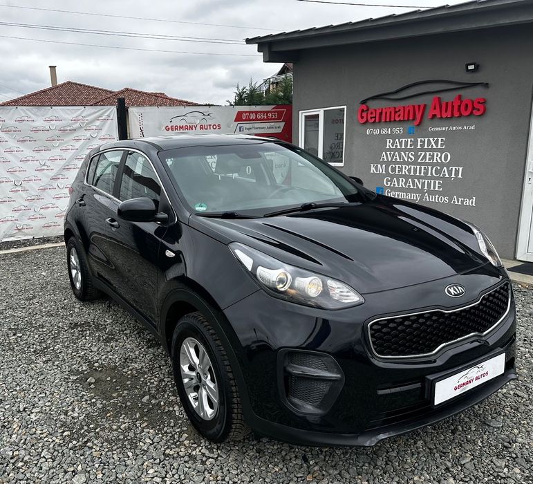Kia Sportage RATE/GARANTIE1.6benzina 2018 pilot navi senzori jante 150mi km reali