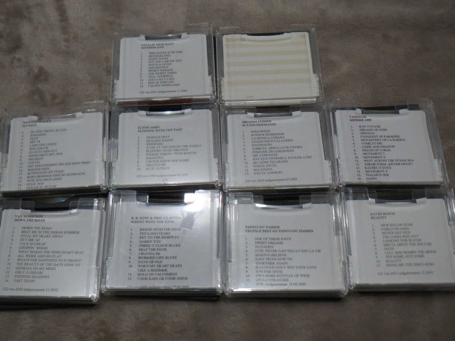 minidisc , minidiscuri  , TDK MD RXG de 74 min inregistrate cu discografie