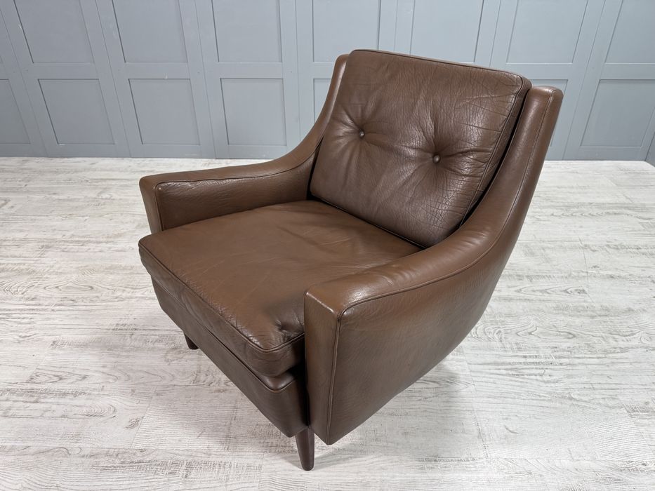Кожено датско кресло от Georg Thams от 70-те Д1122