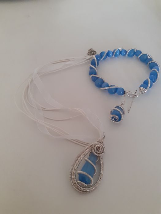 Set de bijuterii hand made nou