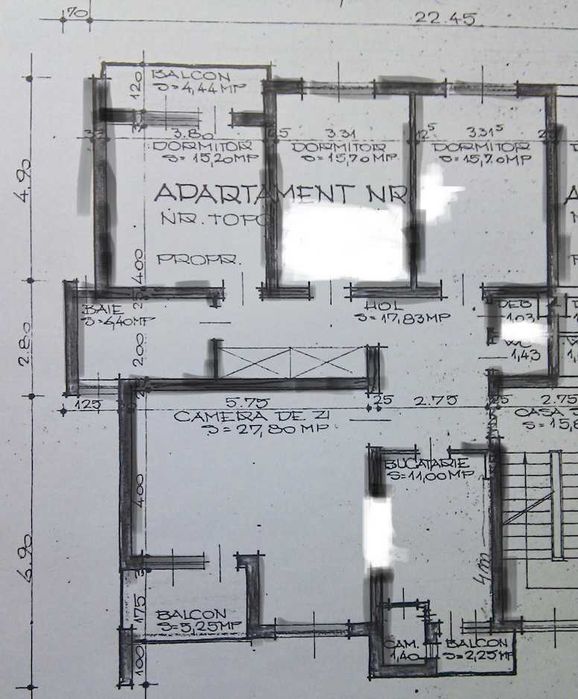 Apartament 4 camere Andrei Muresanu 125mp zona str Predeal zona Engels