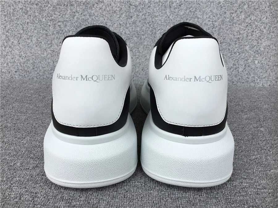 #SUMMER SALE# Alexander McQueen Sneaker Negru Cu Alb - Verificare Colet -