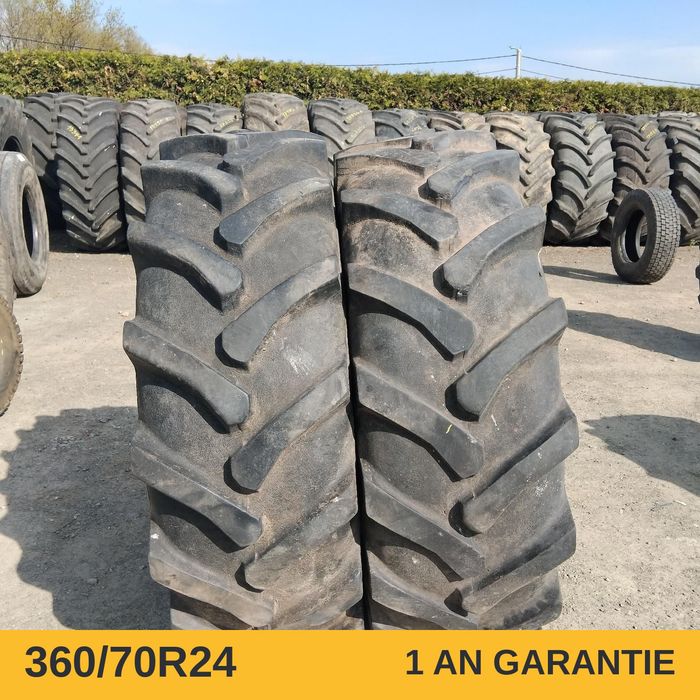 Cauciucuri Anvelope 360/70R24 360/70 R24 36070R24 12.4R24 Belshina Tractor Punte Fata 4x4 New Holland Landini Radial SH Second Hand Garantie 1 An
