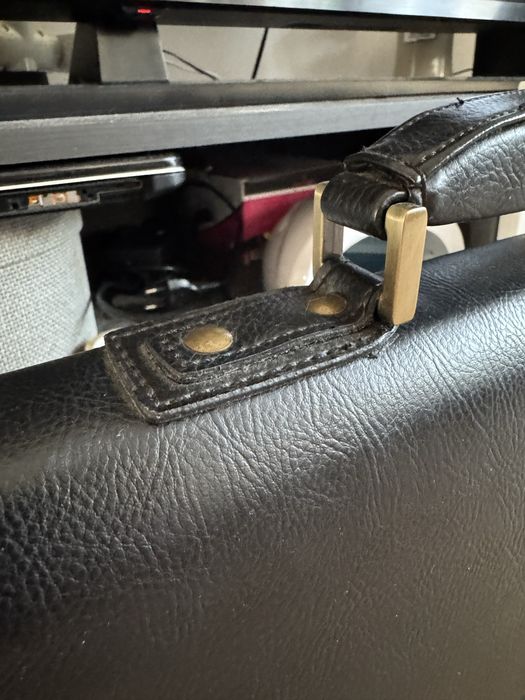 Geanta laptop din piele naturala