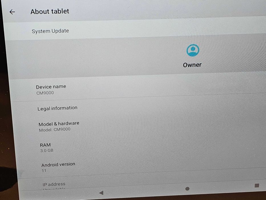 Tableta C Idea CM9000 10 Inch 3GB RAM 64GB Android 11 Gri Mufa Incarcare Cu Defect