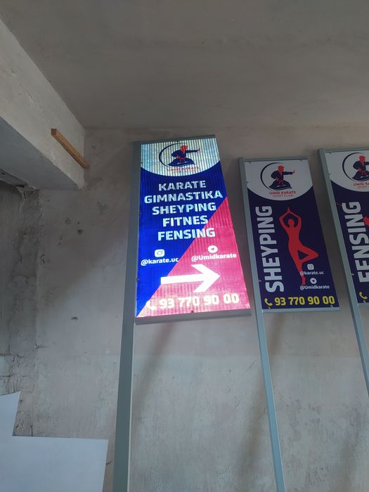 Tashqi reklama Poligrafiya. Banner