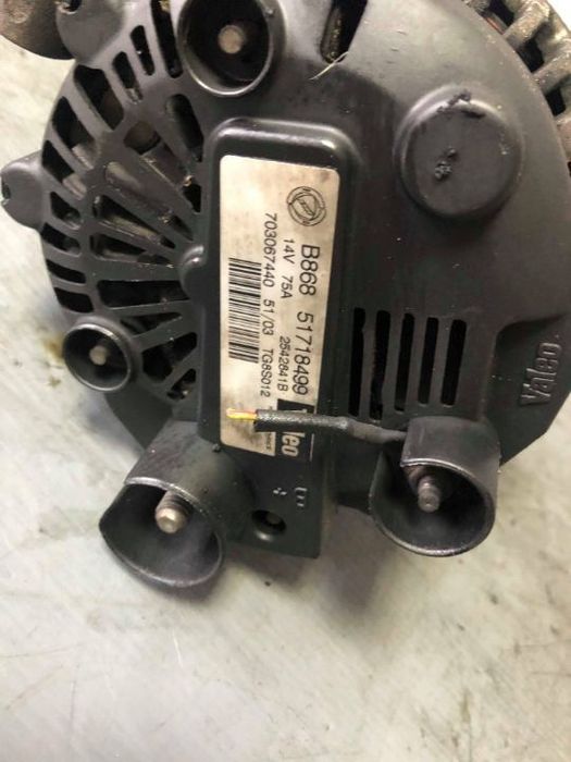 alternator   1.3 multijet 188a9000 fiat doblo idea punto 188