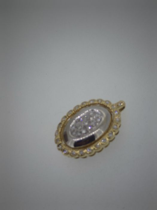 Pandantiv aur 14k 6.73 Gr  cu diamante naturale (r)