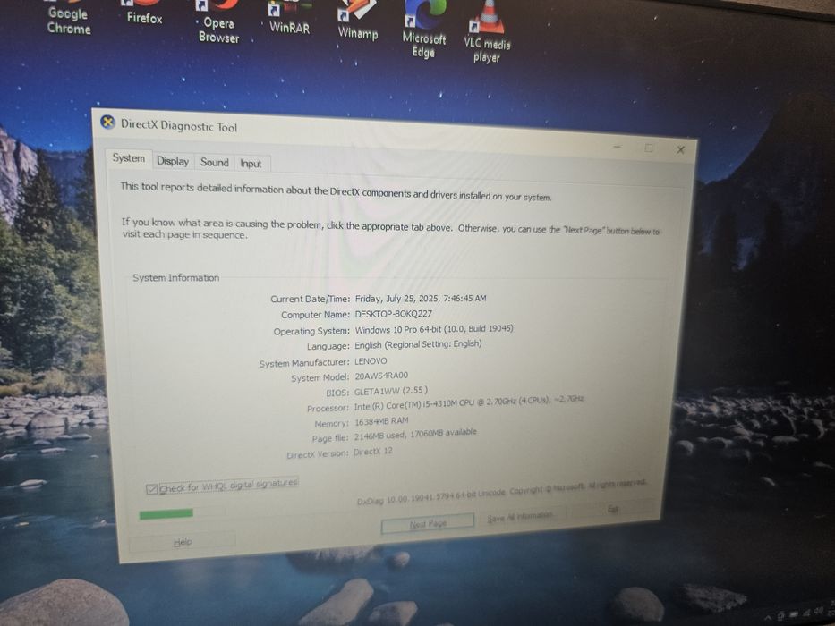 Laptop gaming școala Lenovo i5 ram 16Gb ddr4 video 4Gb ssd GTA CSGO