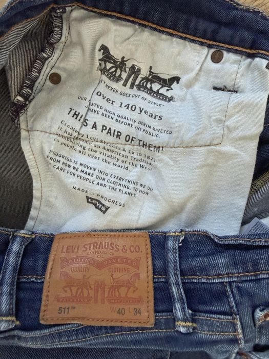 Blugi LEVIS 511 Slim Albastru Barbati | Marime 40 x 32 (Talie 102 cm)