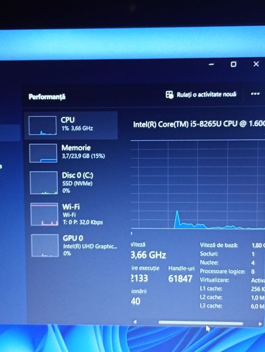 Laptop HP i5-8265U | 24GB RAM | SSD Samsung | Win 11 Pro