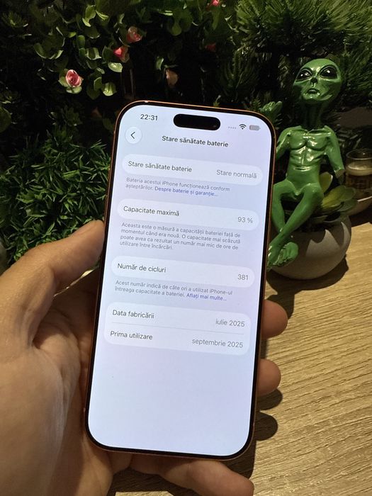 Iphone 17 pro 256gb ‼️Garantie‼️93% bat‼️Husa si folie‼️
