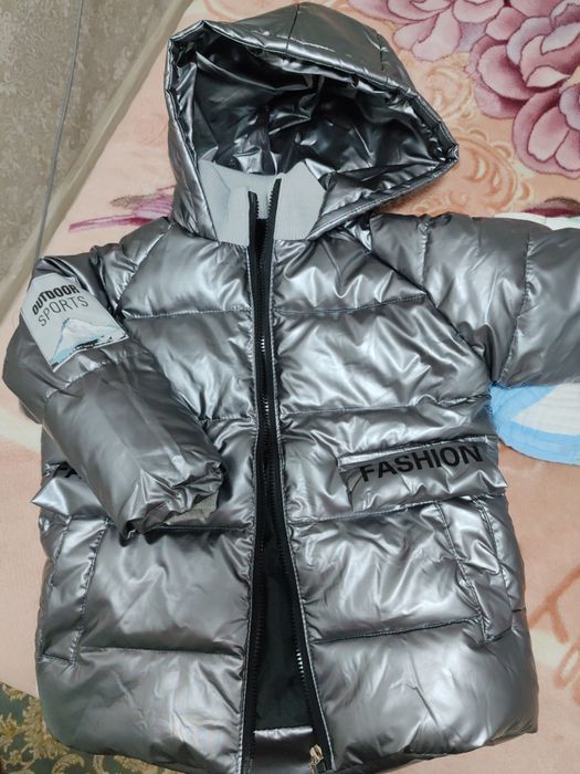 Детская экокожа куртка