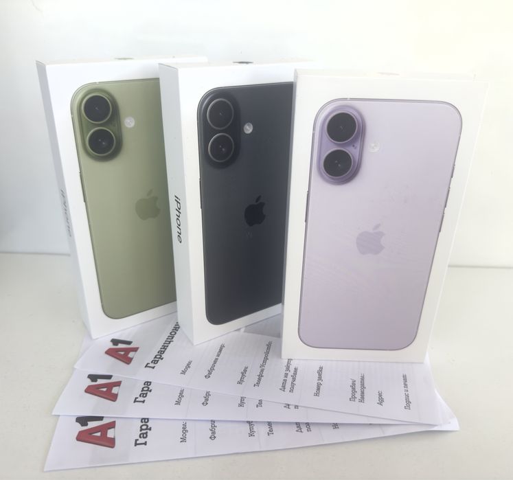 НОВ! iPhone 17 256GB Lavender / Blue / Sage 2г.ГАРАНЦИЯ!
