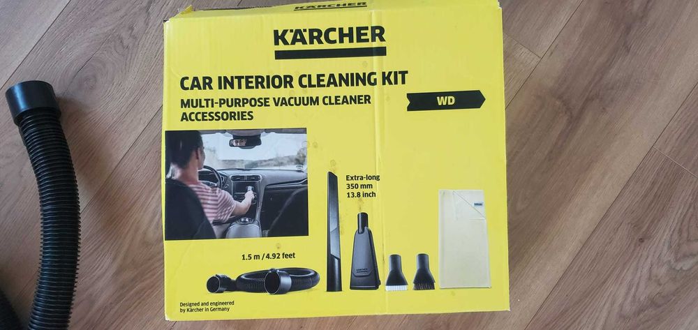 Set accesorii kaercher pentru curățarea interiorului autoturismului