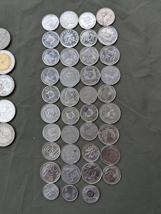 Монети Кариби, Бахами, UAE Арабски и др.112бр. United Arab Emirates