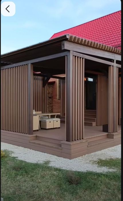 Беседка пергола качеля урна навес