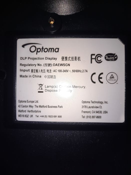 Videoproiector OPTOMA DAEWSGN