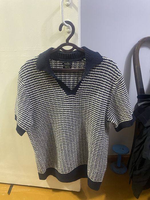 Вязанное поло Massimo Dutti