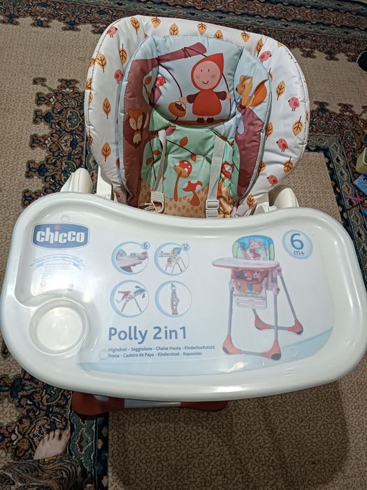 Детский Стульчик для кормления Chicco Polly 2 in 1