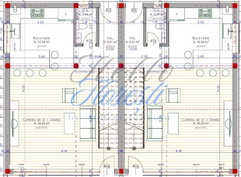 Duplex cu 4 camere in Chinteni zona centrala