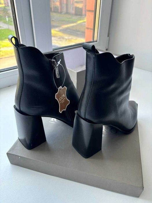 Полусапоги на каблуке (демисезон)