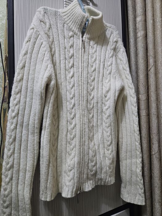 Кофта на замке теплая