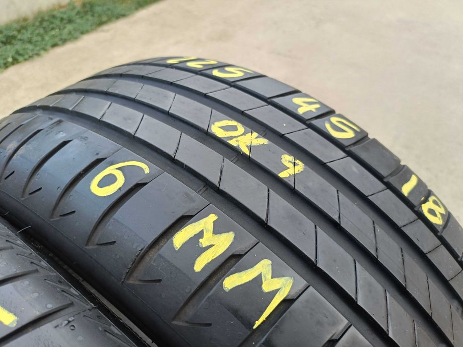 Doua anvelope vara 225 45 18 bridgestone turanza T005 profil de 6 mm