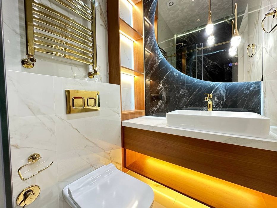 Алайский Габус! Новая 3 комнатная квартира 120м2! С Авторским ремонтом