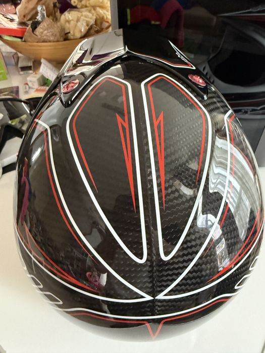Hebo Carbon Motocross карбонова каска 1100г за крос Xl-61