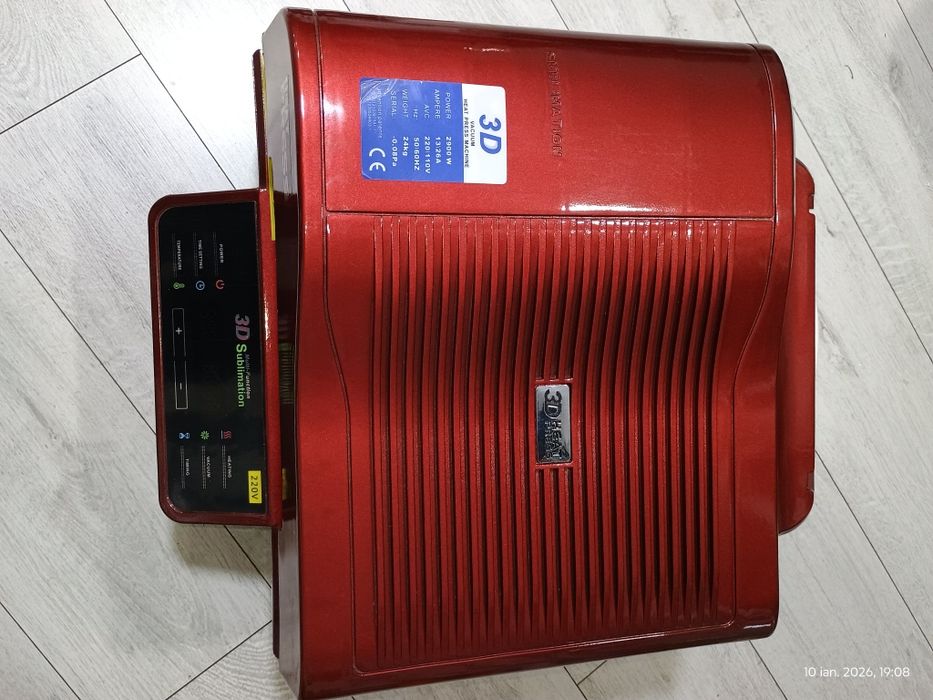 Vand presa termica cu sublimatie pentru cani, tricouri, rame telefon..