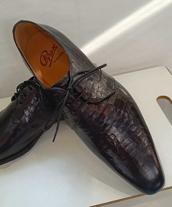 Pantofi de lux 42.5 43 44 44.5 46 Greve NOI lucrati manual piele natur