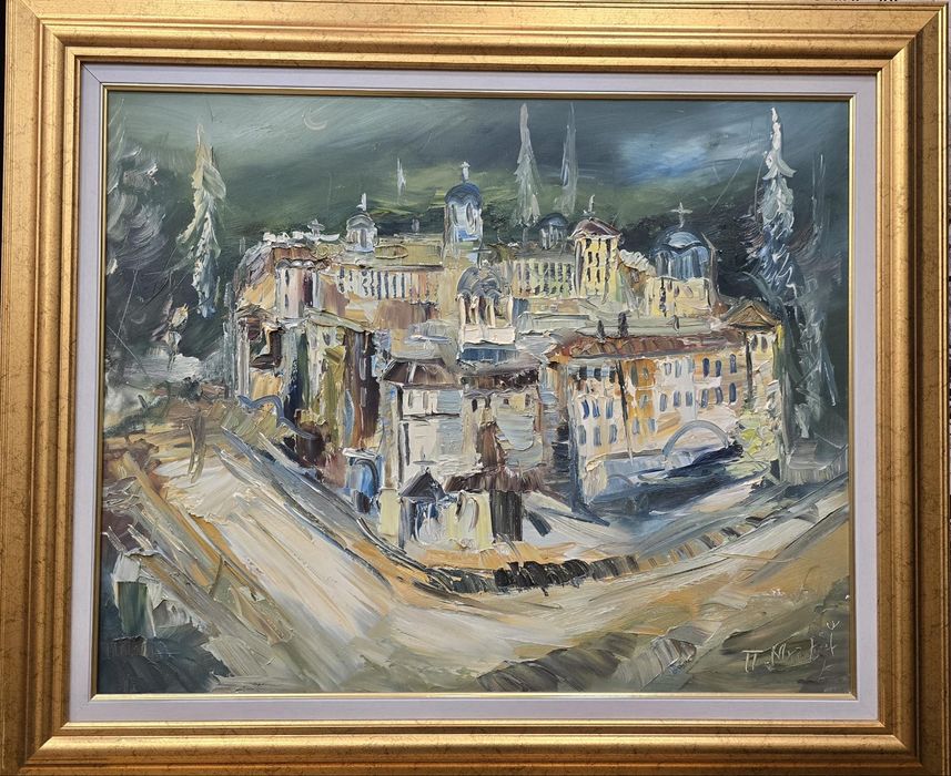 Павел Митков - картина Рилски Манастир 65/80см