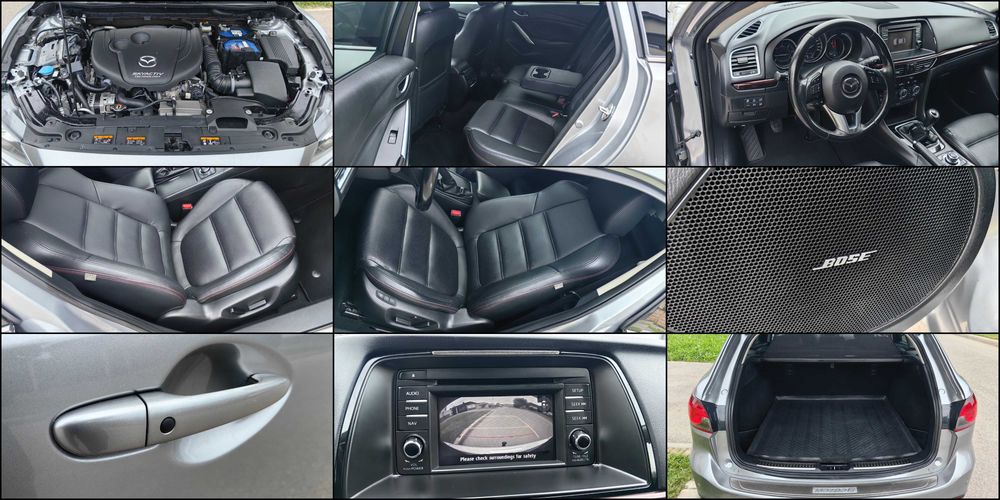 Mazda 6 Skyactiv E6 / 175hp / BOSE / Piele / Camera / Full