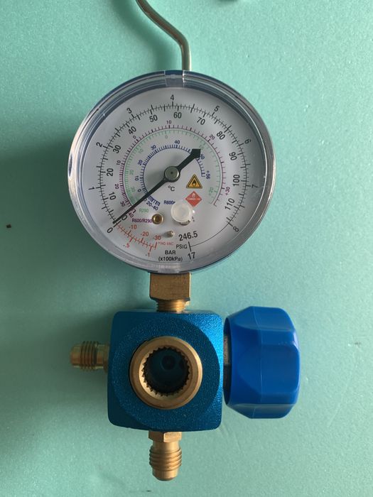 Manometru freon cu vizor joasa presiune r600 r290 nou