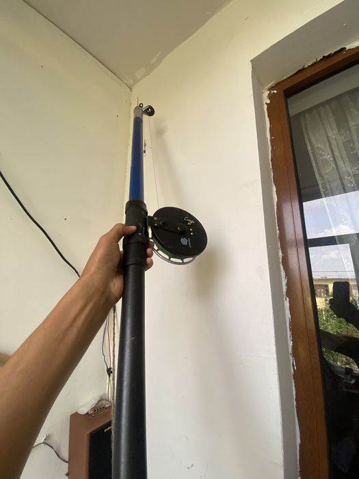 Удочка 7 м с барабанний катушкой с плитонкий