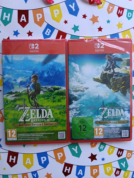 Joc sigilat Zelda Breath of the Wild/Zelda Tears of the Kingdom Nintendo Switch 1/2