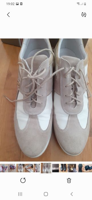 Adidasi piele,nero giardini,